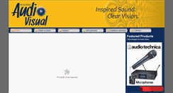 Desktop Screenshot of pickeringaudiovisual.ca